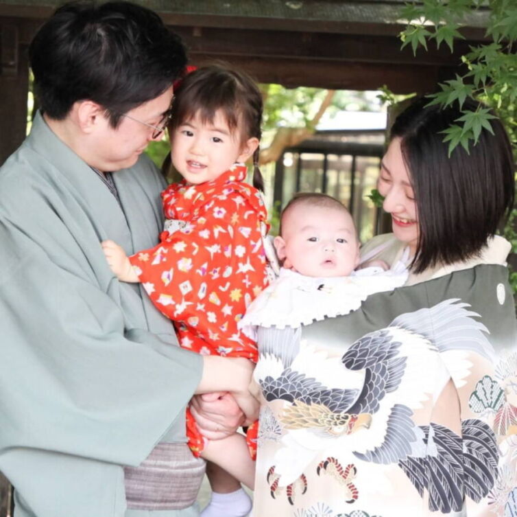 お宮参り - 三重 四日市の写真館 Cuddly｜家族のための一軒家貸切